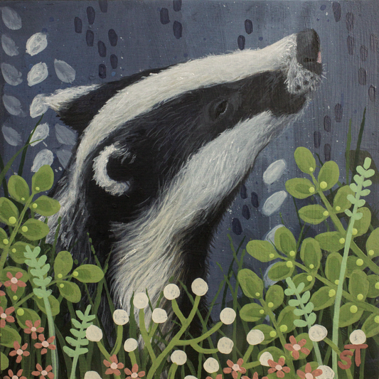 Badger Print - Fine Art Prints - Wall Art