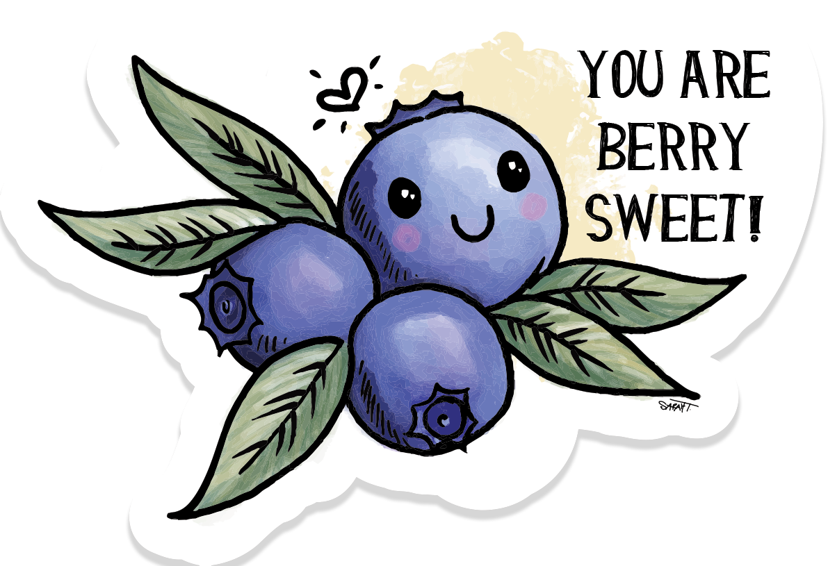 Berry Sweet Sticker - Vinyl Decal