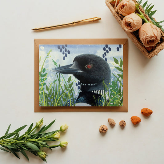 Loon Greeting Card - Fine Art Note Card