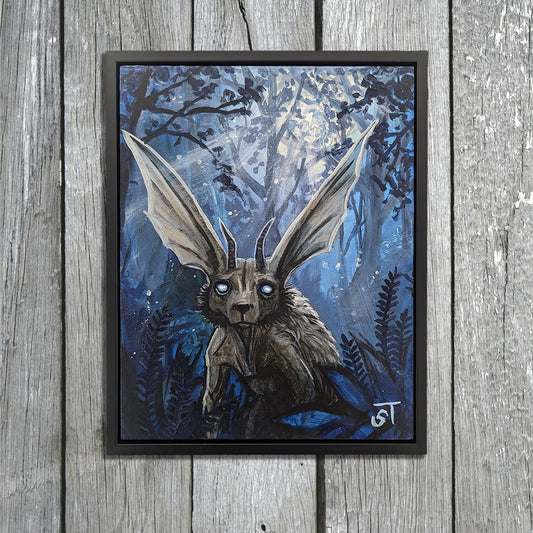 Chupa - Original Acrylic Painting on Wood Panel (FRAMED)