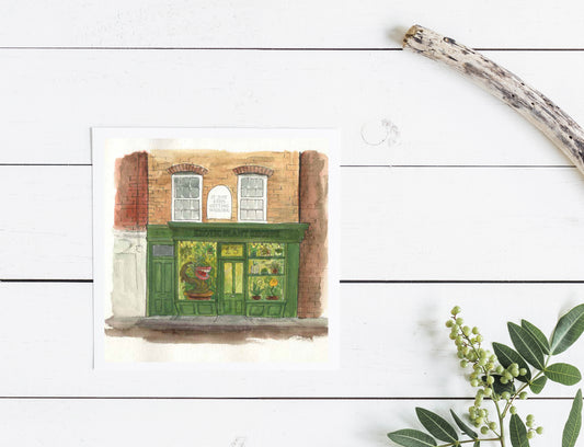 Exotic Plant Shoppe - Fine Art Note Card