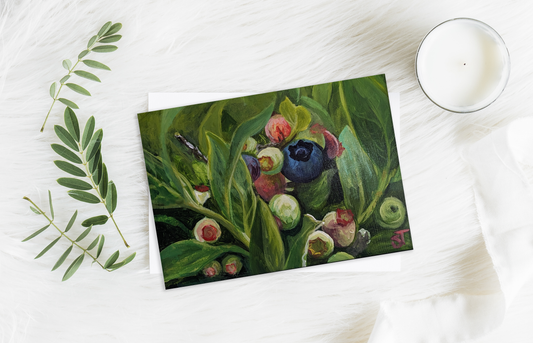 Snack Break Greeting Card - Fine Art Note Card