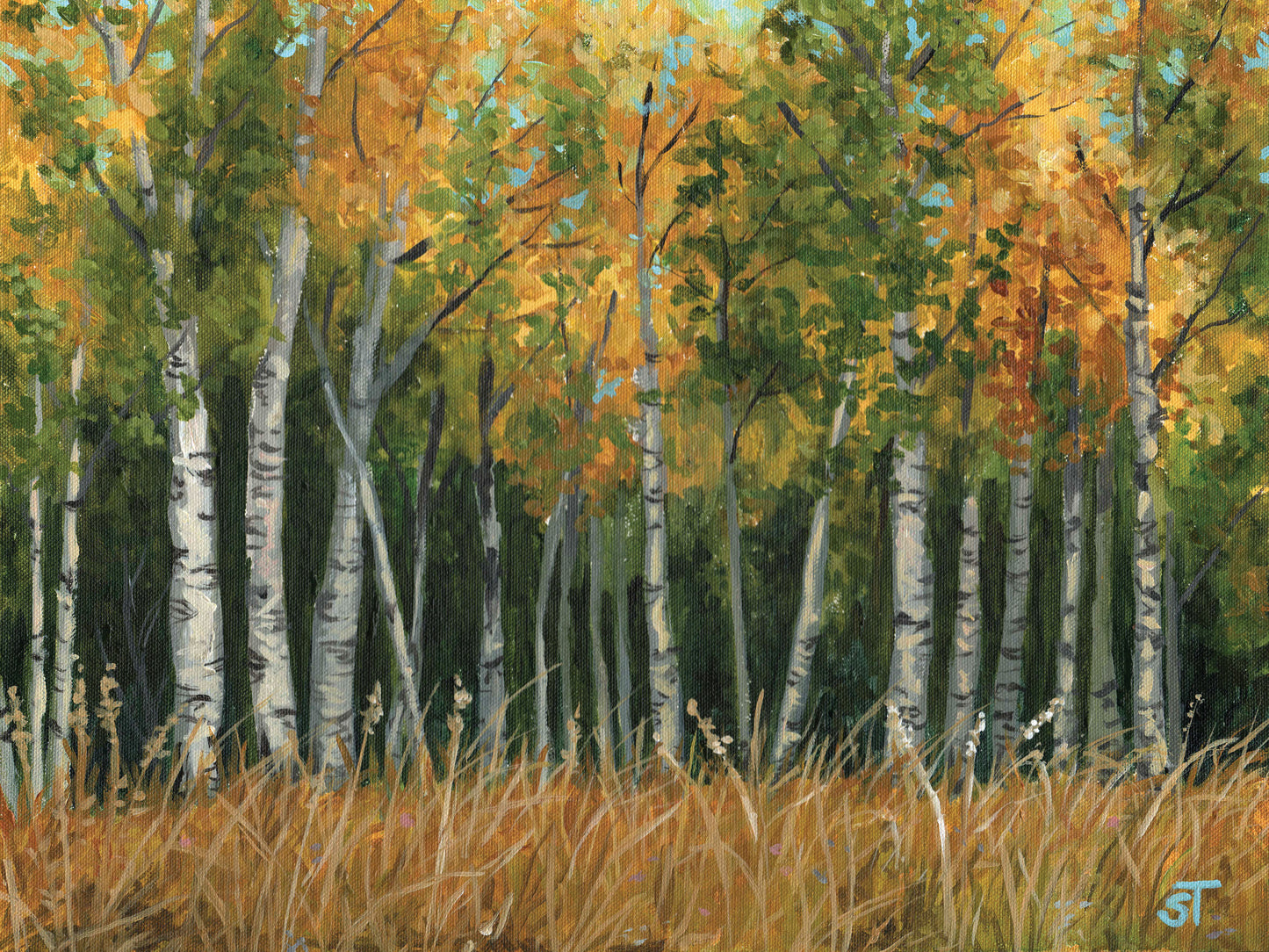 Becoming Gold Greeting Card - Fine Art Note Card