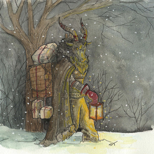 Krampus - Fine Art Note Card