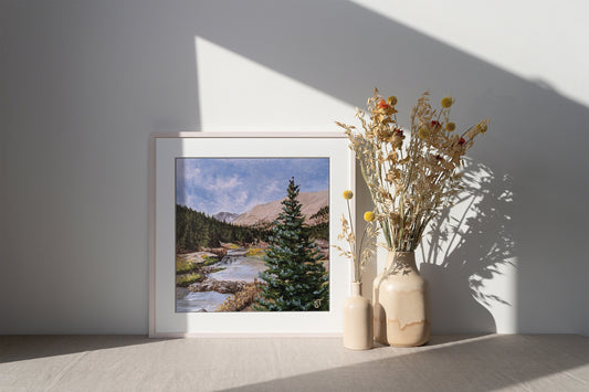 Fall Above Magnolia Art Print - Non-Archival Fine Art Prints - Wall Art