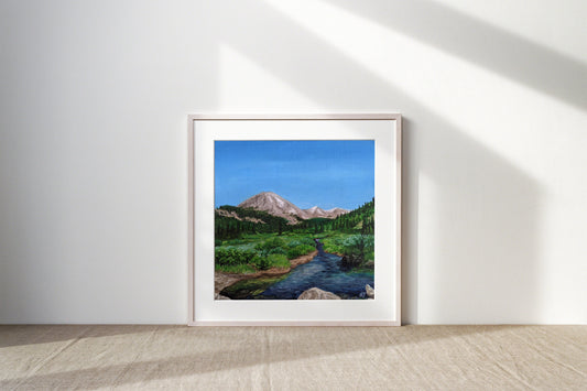 London Mountain Art Print - Non-Archival Fine Art Prints - Wall Art