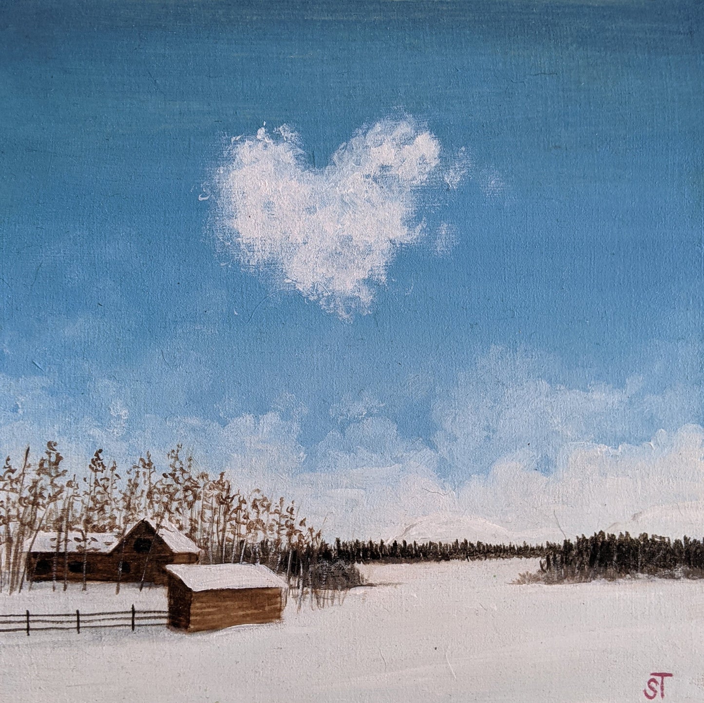 I Heart Colorado Greeting Card - Fine Art Note Card