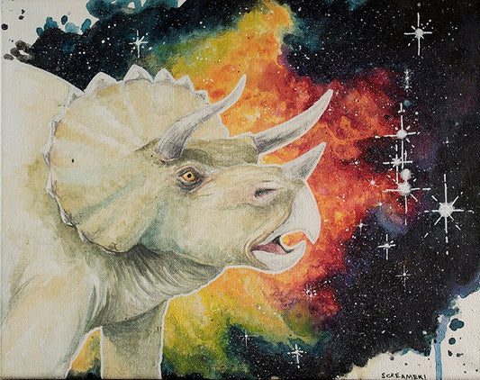Triceratops Art Print
