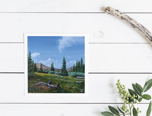 Top of 14 Greeting Card- Non-Archival Fine Art Prints - Note Card