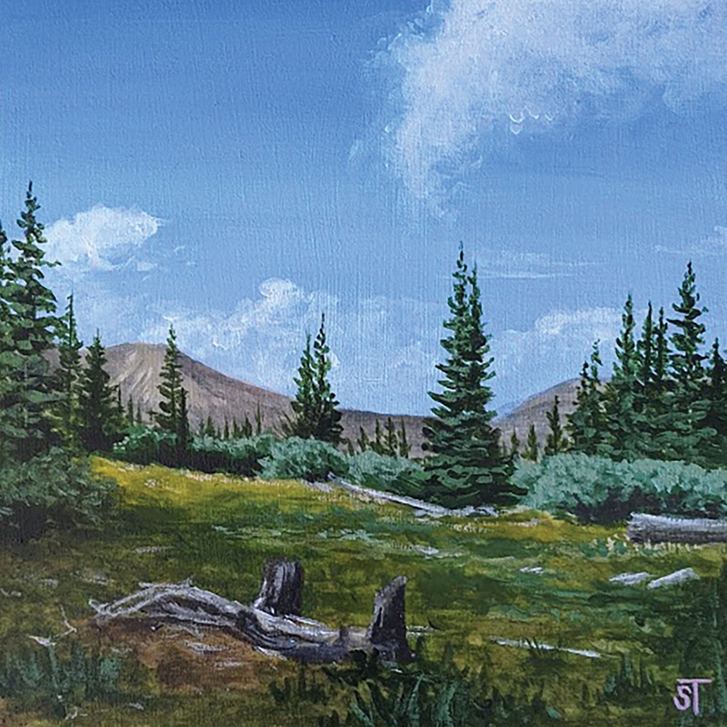 Top of 14 Greeting Card - Fine Art Note Card