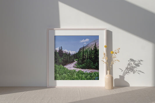 Spring Above Magnolia Art Print - Non-Archival Fine Art Prints - Wall Art