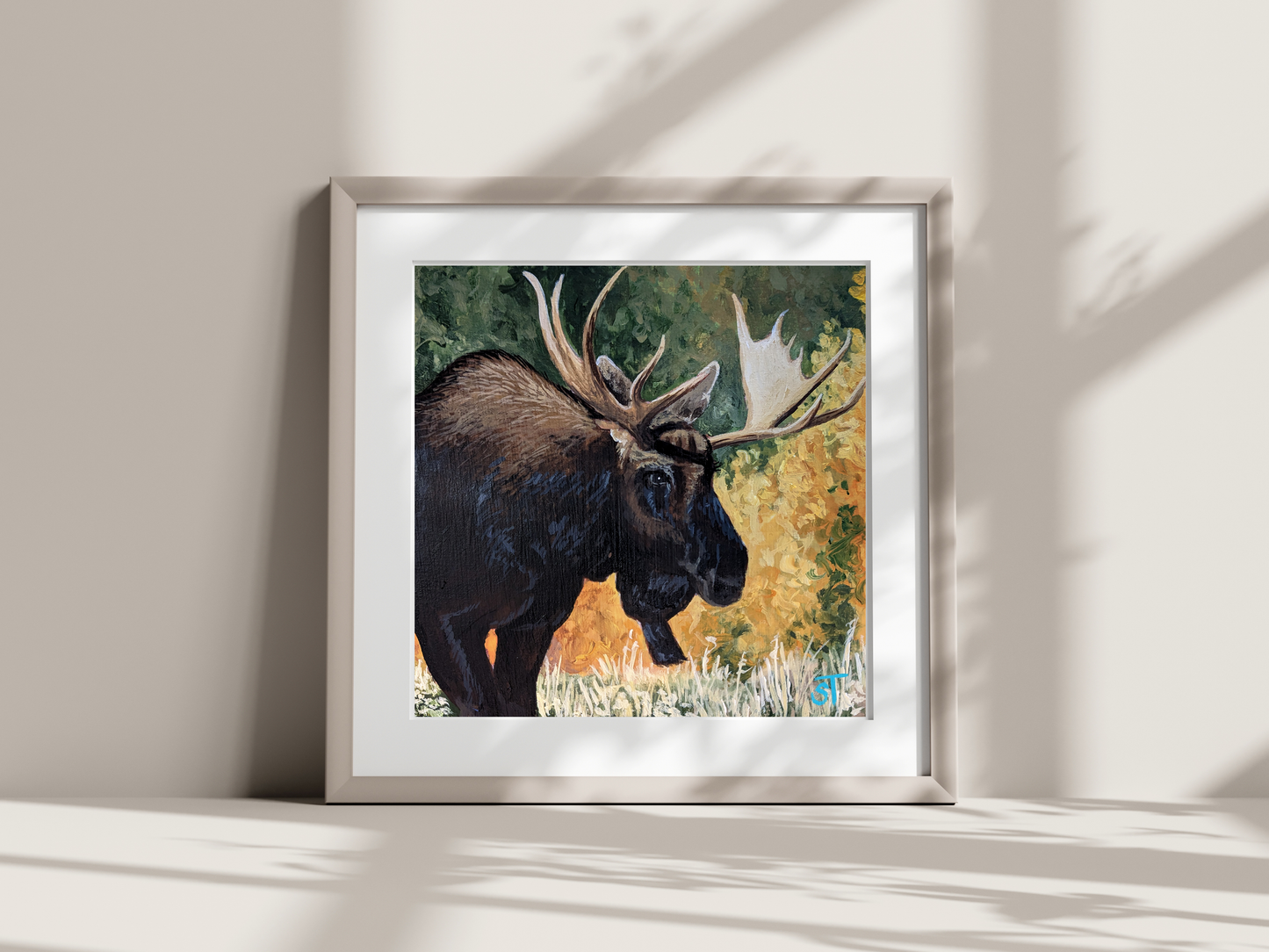 Bull Moose Fine Art Print - Wall Art