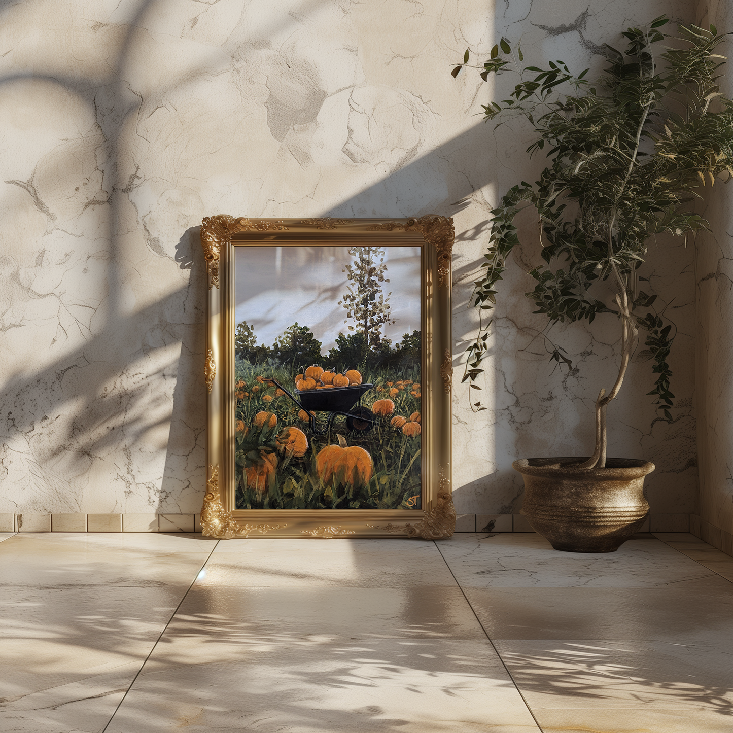 Pumpkin Patch Fine Art Print - Non-Archival - Wall Art