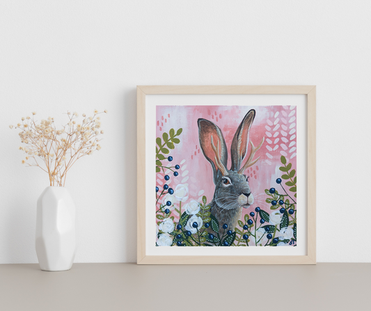 Jackalope Art Print - Non-Archival Fine Art Prints - Wall Art