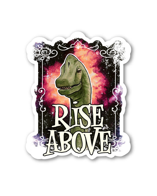Brachiosaurus Rise Above Sticker – Vinyl Decal