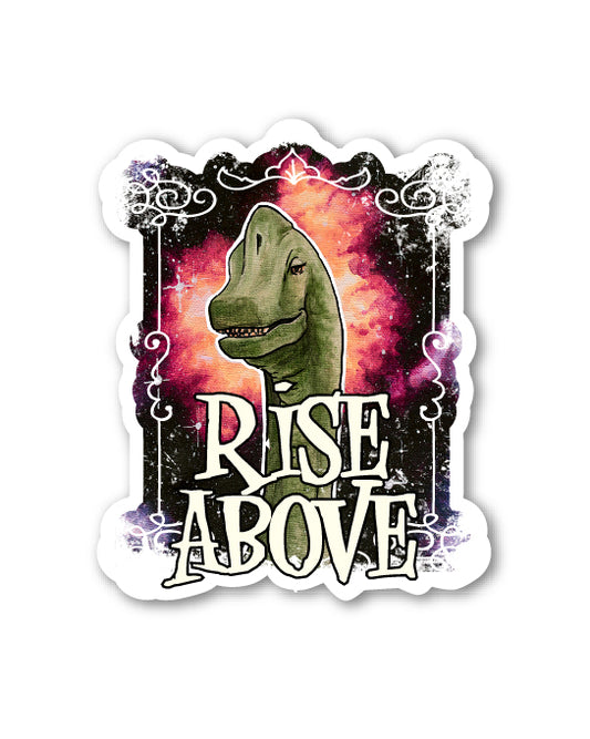 Brachiosaurus Rise Above Sticker – Vinyl Decal