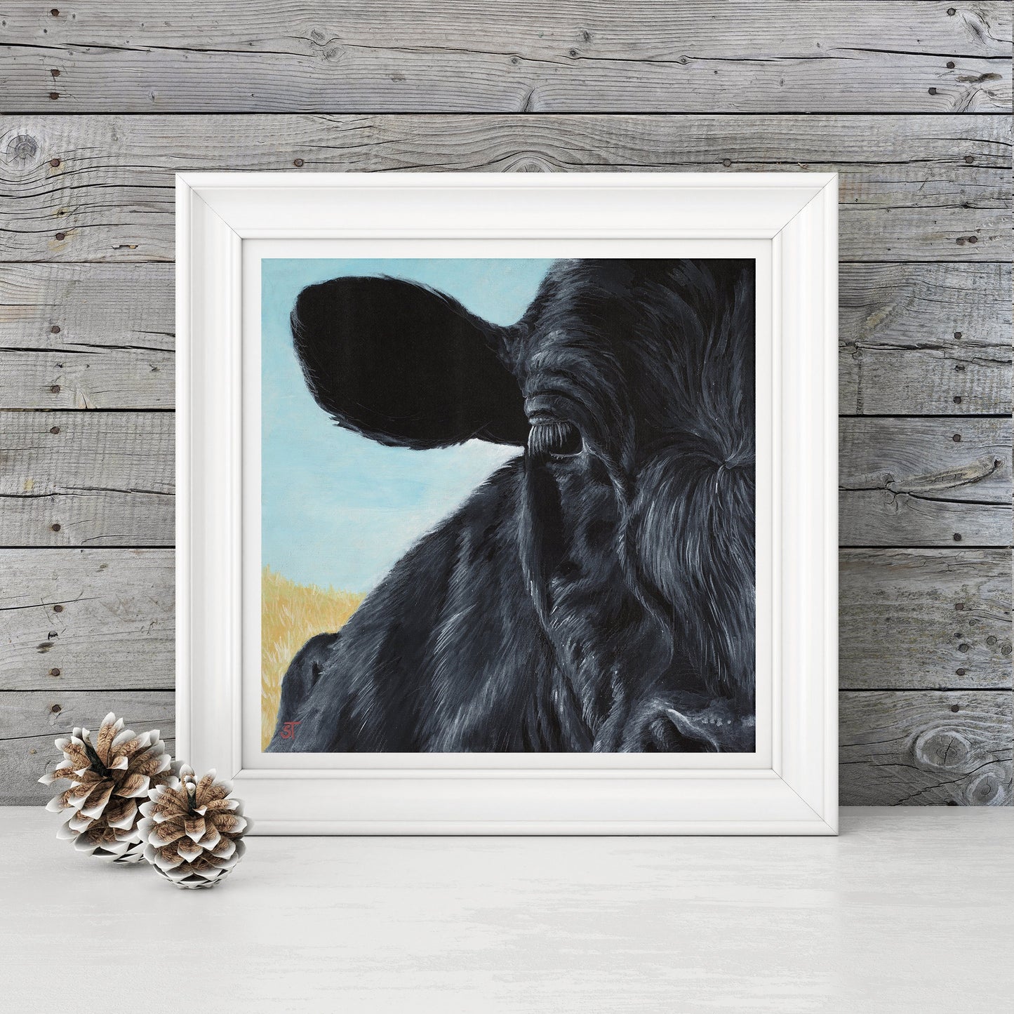 Cow Painting Art Print - Non-Archival Fine Art Prints - Wall Art