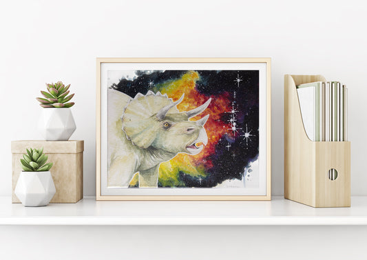 Triceratops Art Print