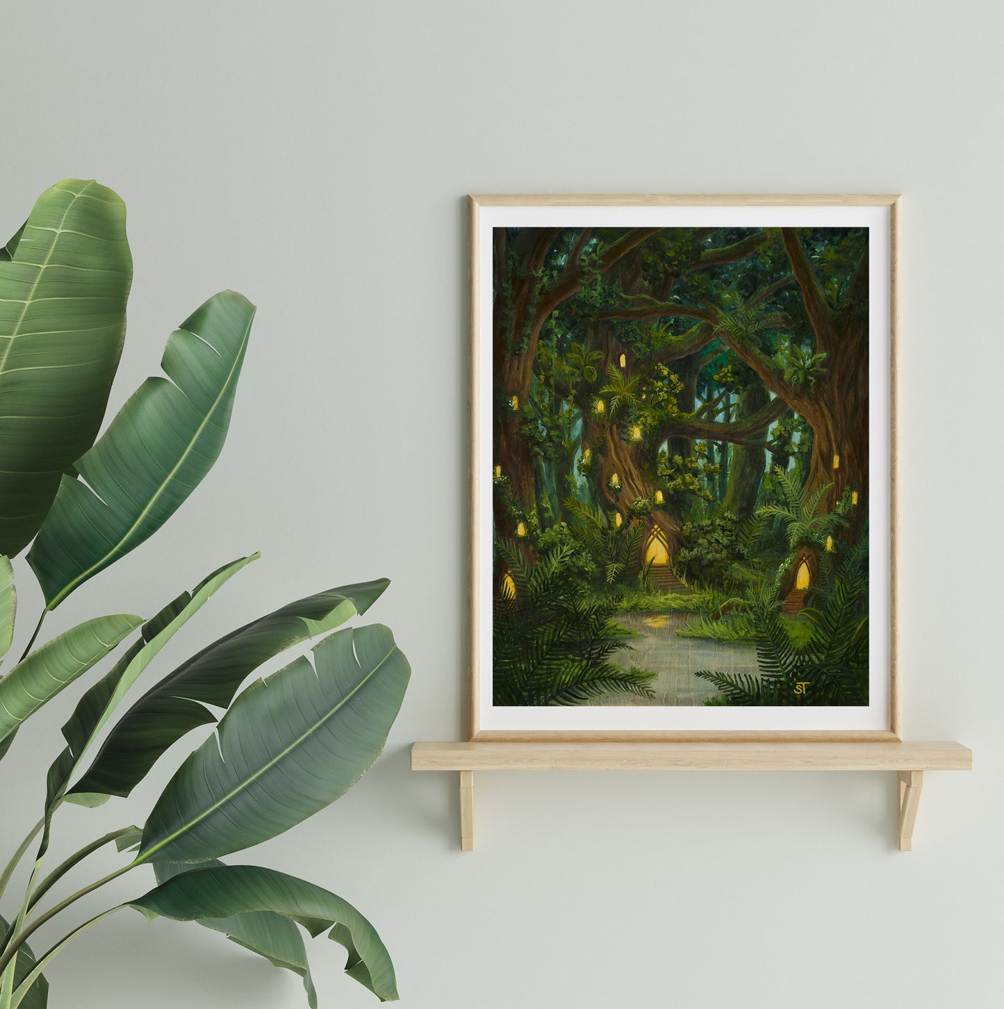 Enchanted Forest Art Print - Non-Archival Fine Art Prints - Wall Art