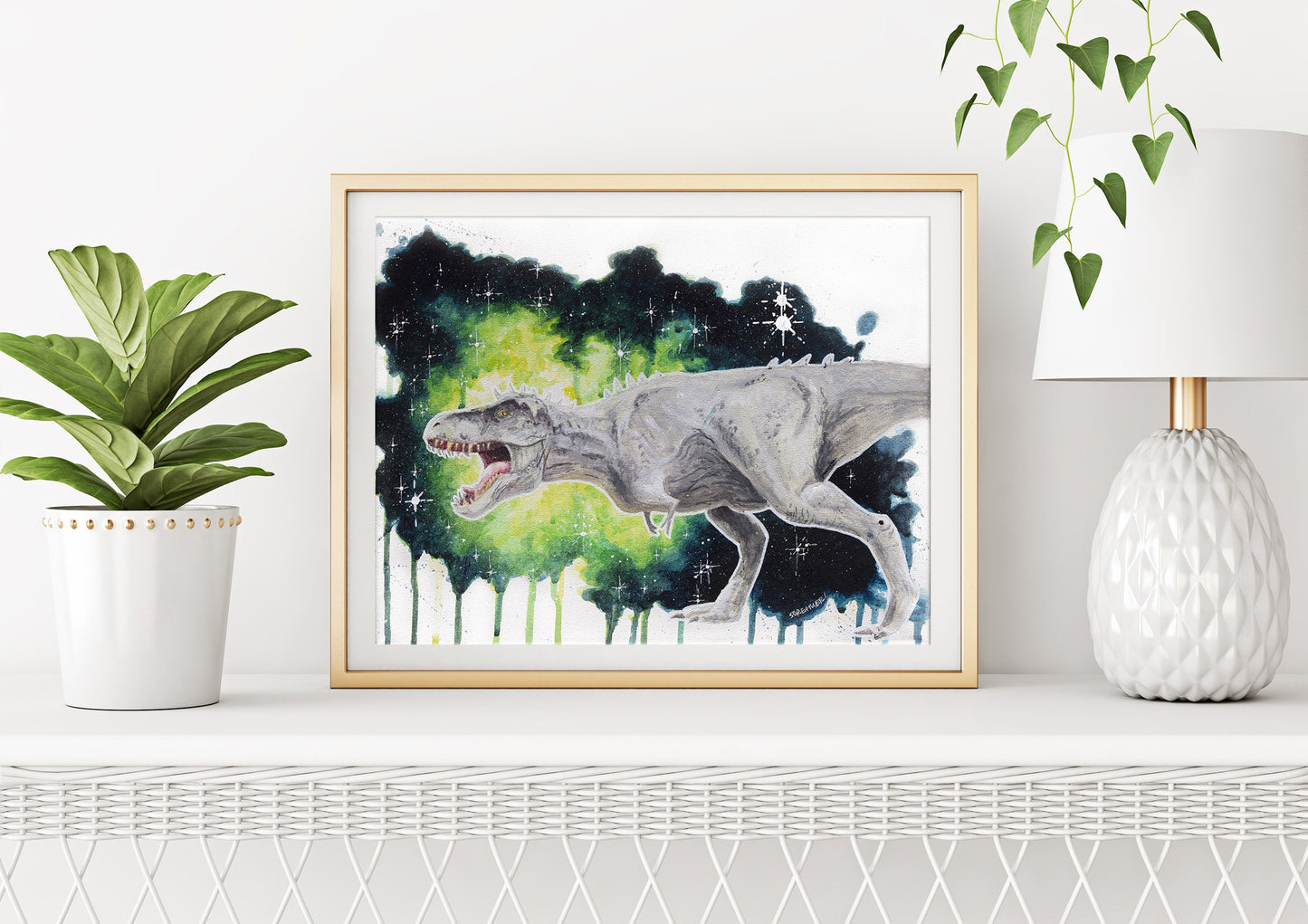 Tyrannosaurus Rex Art Print - Non-Archival Fine Art Prints - Wall Art