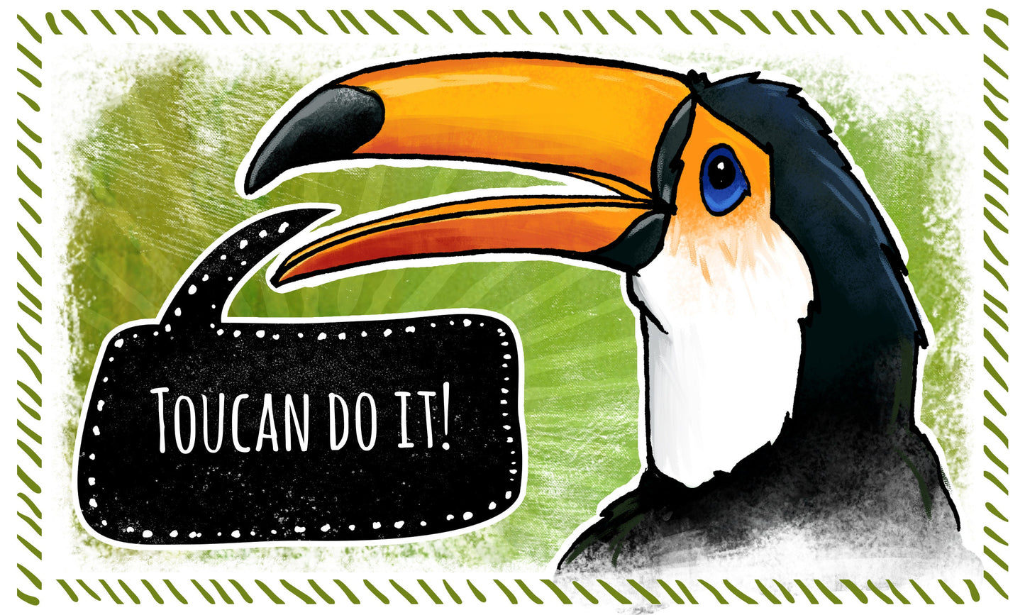 Toucan Do It Sticker