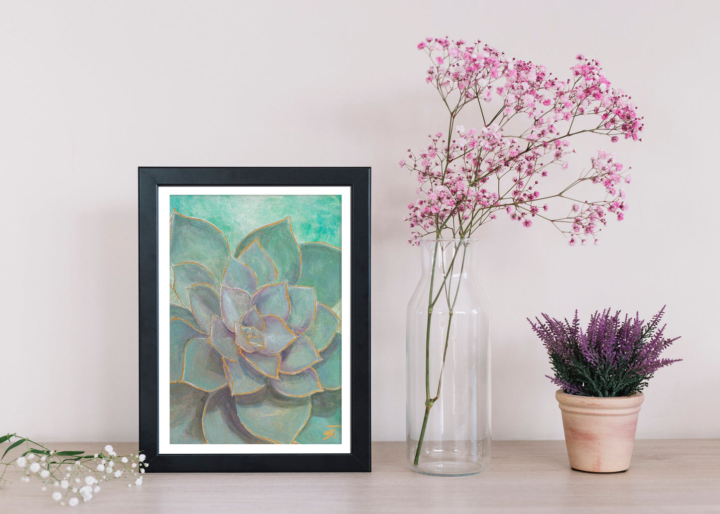 Early Leaf a Flower Art Print - Non-Archival Fine Art Prints - Wall Art